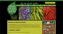 Desktop Screenshot of greatplantpicks.org